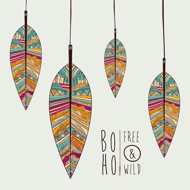 diseño de estilo boho