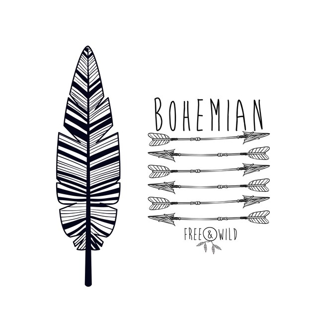 diseño de estilo boho