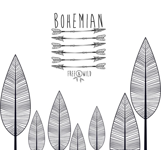 diseño de estilo boho
