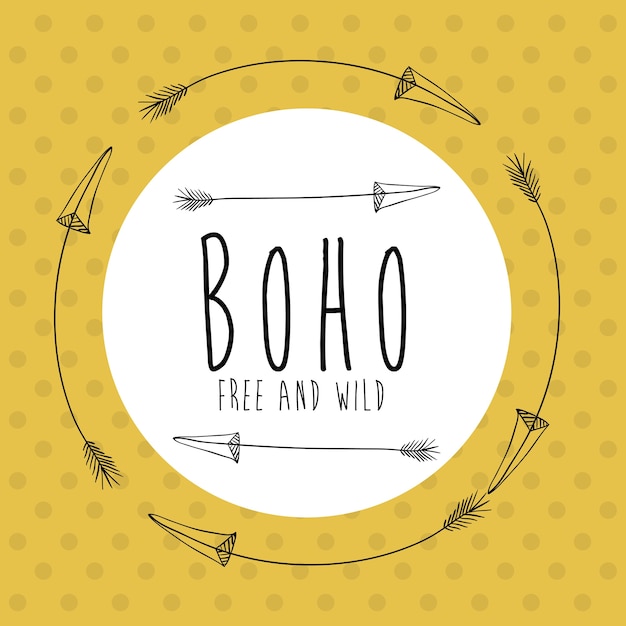 diseño de estilo boho