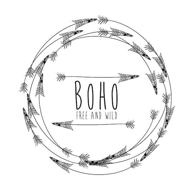 diseño de estilo boho