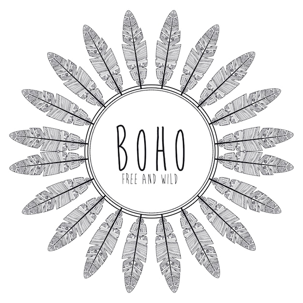 Diseño de estilo boho