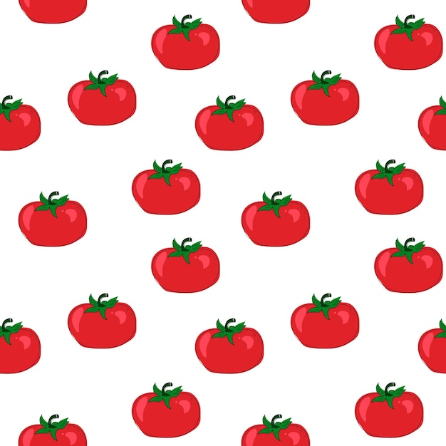 Diseño de estilo de color plano de fondo transparente de tomates