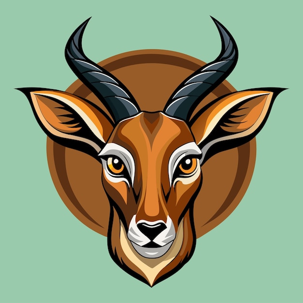 Diseño de estilo esport vectorial ilustración vectorial de cabra
