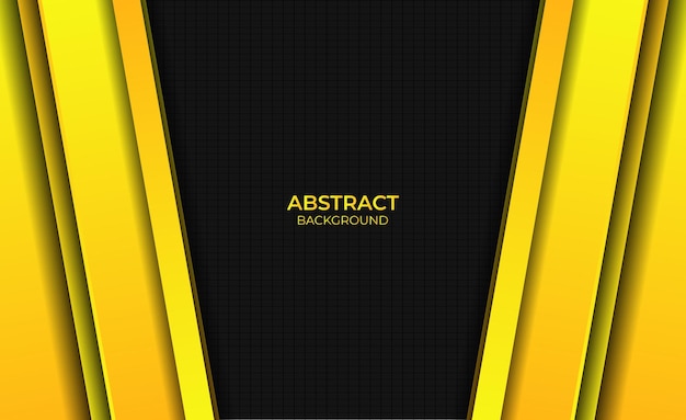 Diseño de estilo de fondo brillante degradado amarillo abstracto