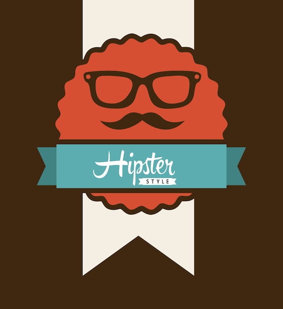 Vector diseño de estilo hipster