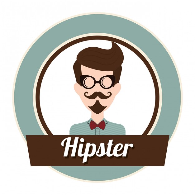 Diseño de estilo hipster