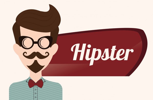 Diseño de estilo hipster