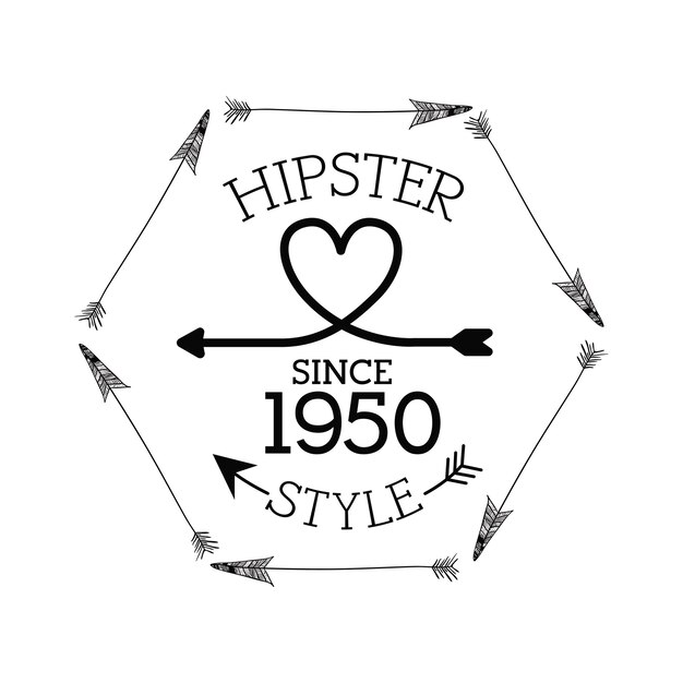 Diseño de estilo hipster