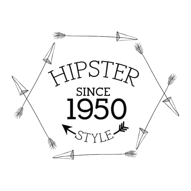 Diseño de estilo hipster