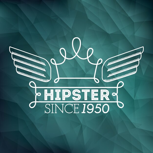 Diseño de estilo hipster