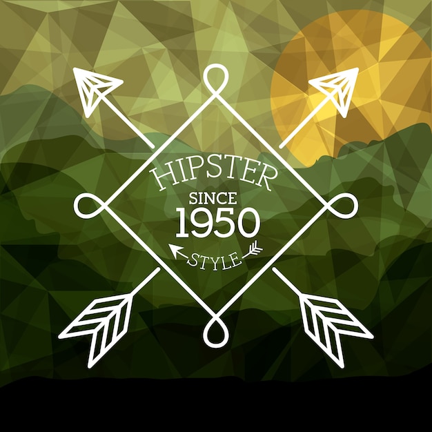 Diseño de estilo hipster