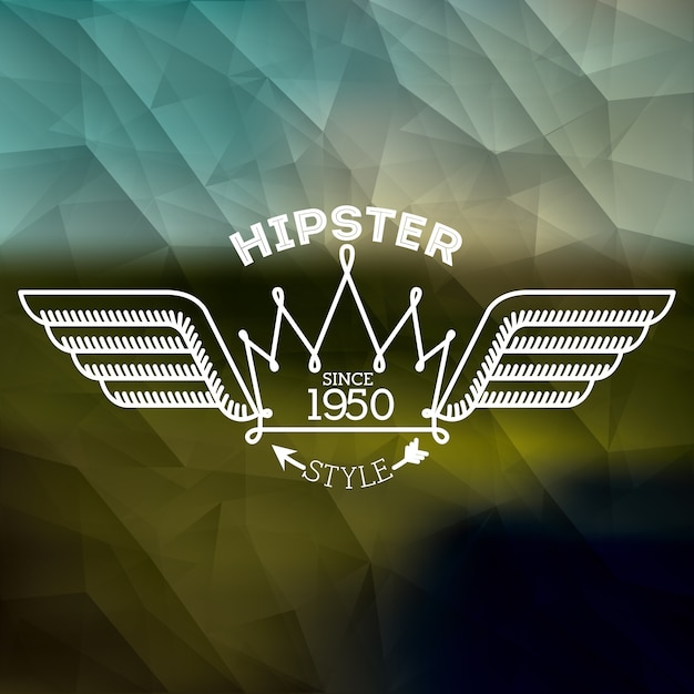 Diseño de estilo hipster