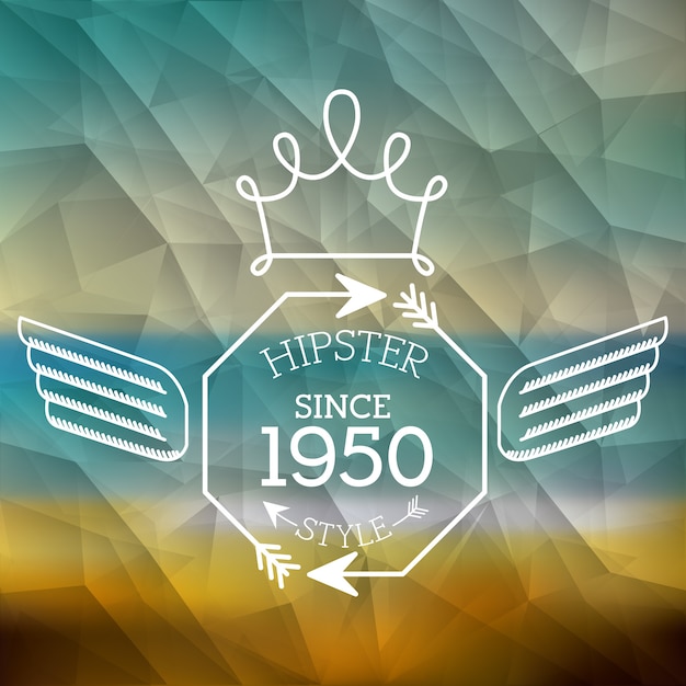 Diseño de estilo hipster