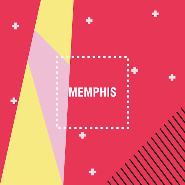 Diseño de estilo Memphis