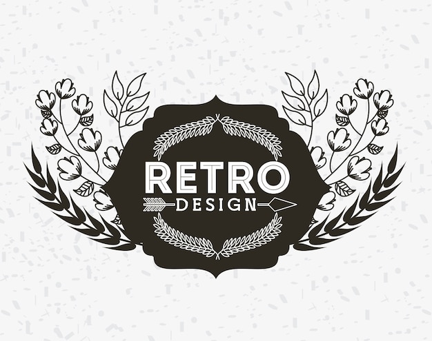 diseño de estilo retro