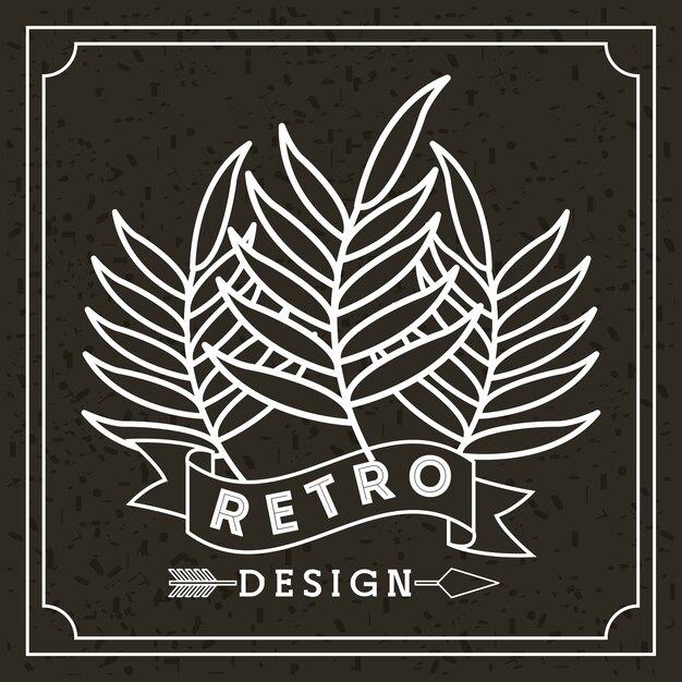 Diseño de estilo retro