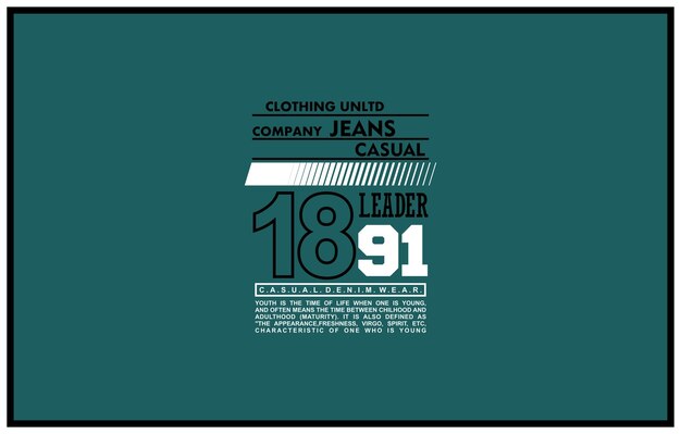 Diseño de estilo Tipografía vectorial para impresión perfecta para camisetas diseño ropa sudaderas con capucha, etc.