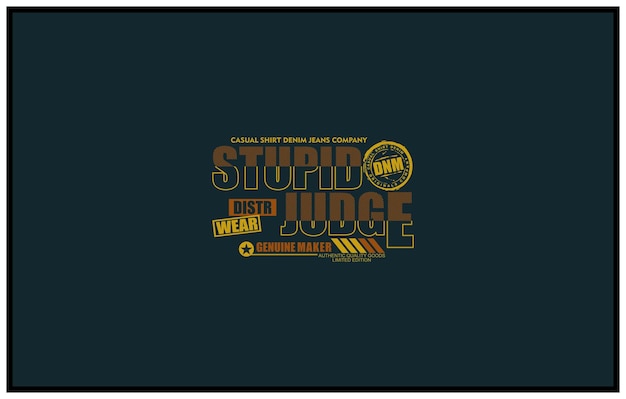 Diseño de estilo Tipografía vectorial para impresión perfecta para camisetas diseño ropa sudaderas con capucha, etc.