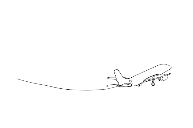 un diseño de estilo vectorial de dibujo de línea plana