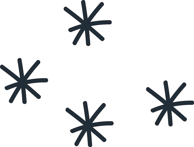Diseño de estrellas abstractas