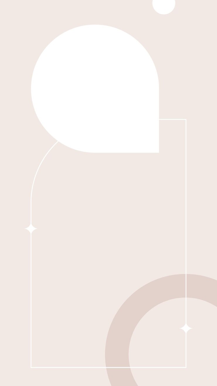 Vector diseño de estrellas estético moderno fondos abstractos para la historia geometría de las redes sociales banner en beige