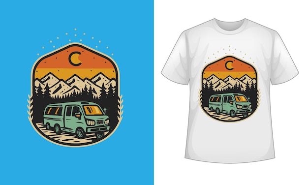 Vector diseño de etiqueta de camiseta de hot rod vintage con ilustración de un automóvil de velocidad personalizado dibujado a mano