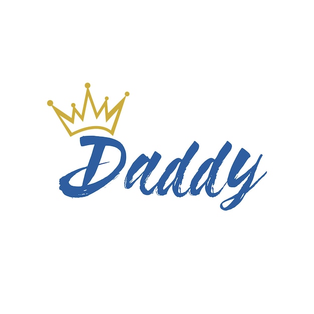 Diseño de etiqueta de cita del día del padre papá