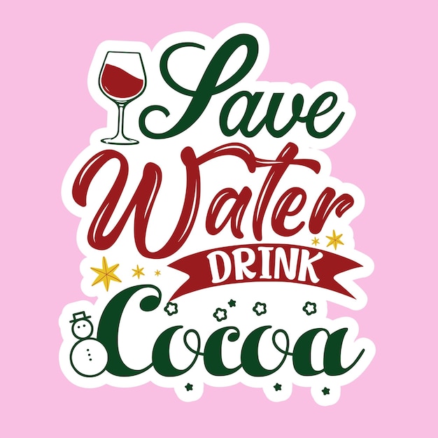 Diseño de etiqueta de Navidad