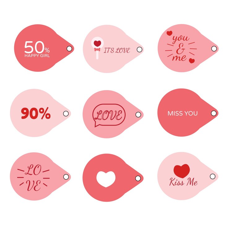 diseño de etiqueta para niña etiqueta rosa de compras