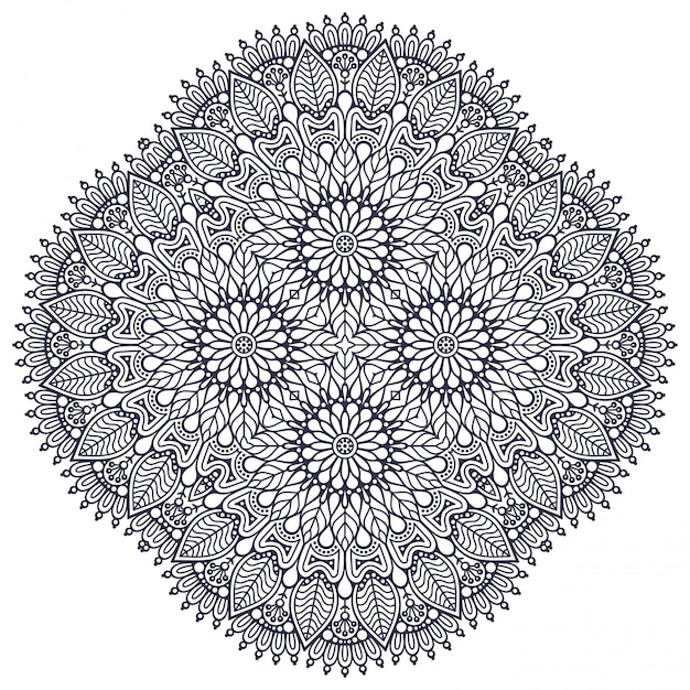 Diseño étnico de mandala