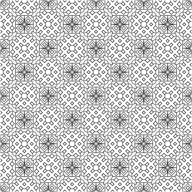 Diseño étnico de patrones sin fisuras estilo minimalista