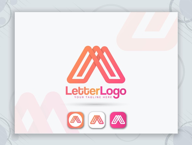 Diseño de favicon y diseño de logotipos de letras.