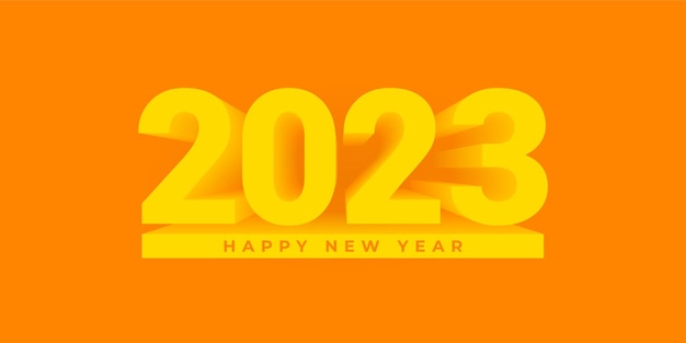 Vector diseño de feliz año nuevo 2023