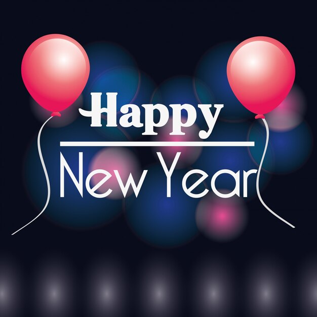 Diseño Feliz año nuevo