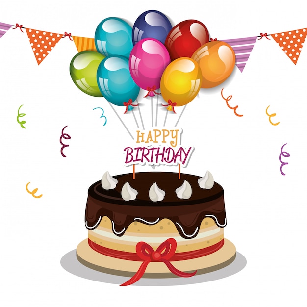 Diseño de feliz cumpleaños