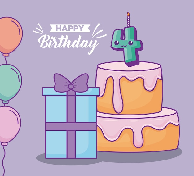 Diseño de feliz cumpleaños