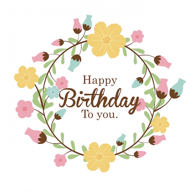 Diseño feliz cumpleaños