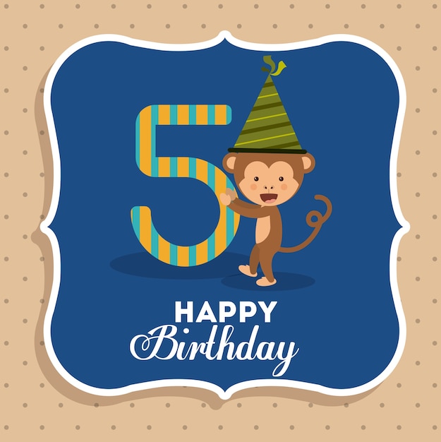 Diseño de feliz cumpleaños