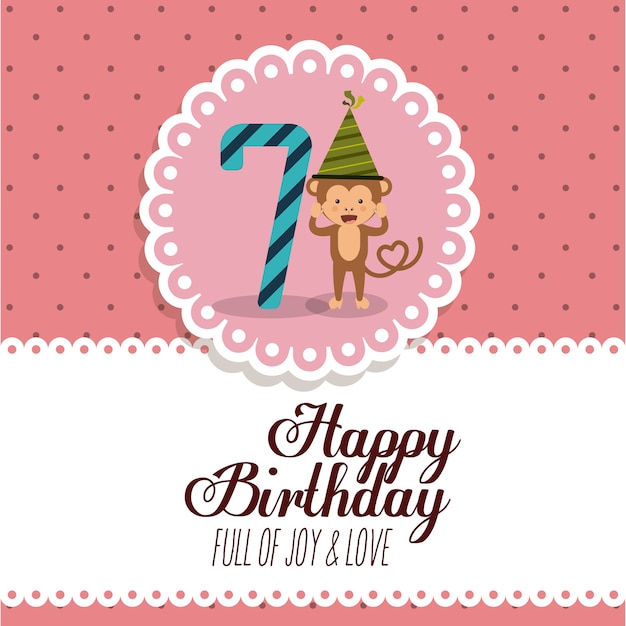 Diseño de feliz cumpleaños