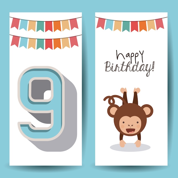Diseño de feliz cumpleaños