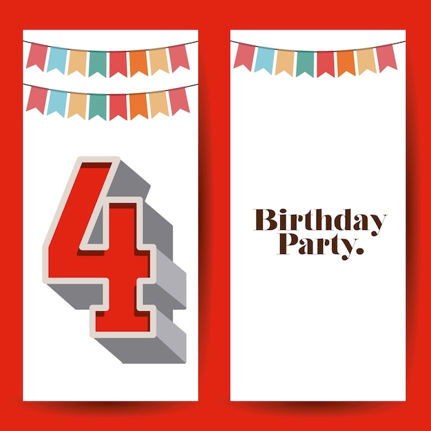 Diseño de feliz cumpleaños