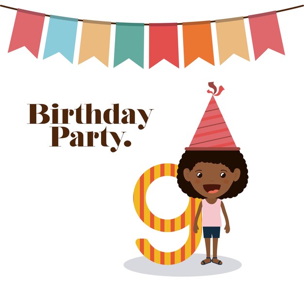 Diseño de feliz cumpleaños