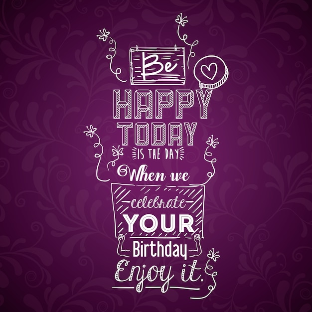 Diseño de feliz cumpleaños