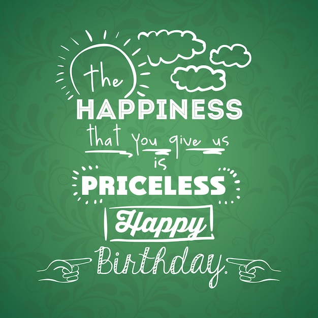 Diseño de feliz cumpleaños