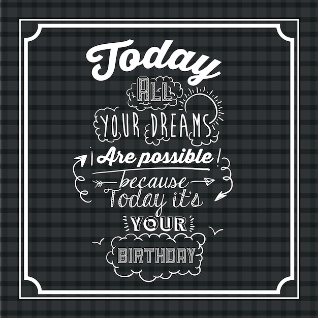 diseño de feliz cumpleaños