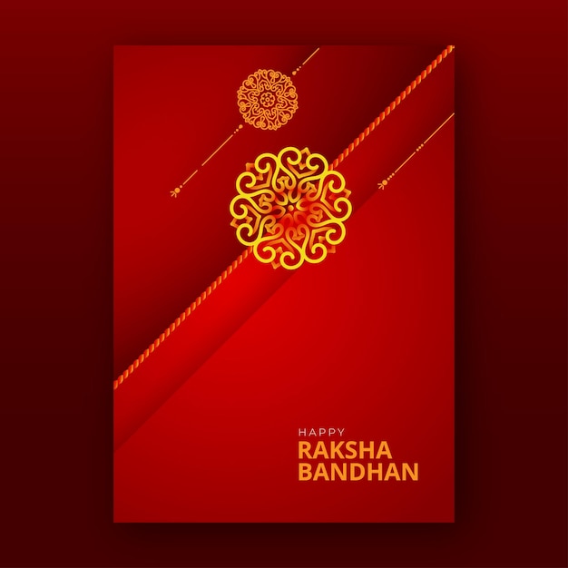 Diseño feliz del fondo de la tarjeta de Raksha Bandhan