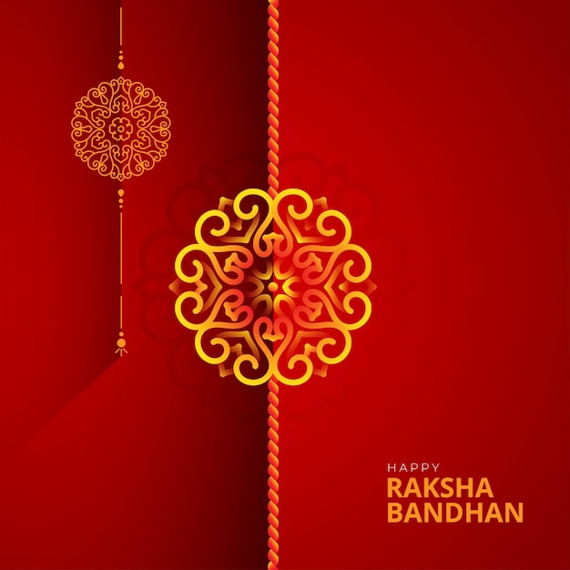 Diseño feliz del fondo de la tarjeta de Raksha Bandhan