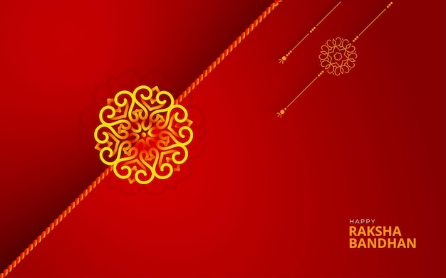 Diseño feliz del fondo de la tarjeta de Raksha Bandhan