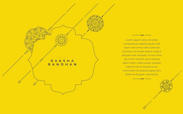 Diseño feliz del fondo de la tarjeta de Raksha Bandhan